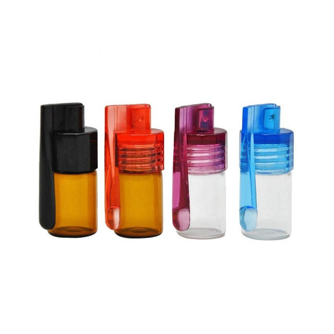 Small Glass Vial Snuff with Spoon Cap EzTest Australia