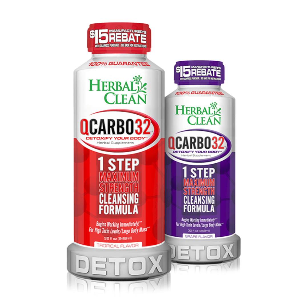 Herbal Clean QCarbo32 Detox Drink EzTest Australia