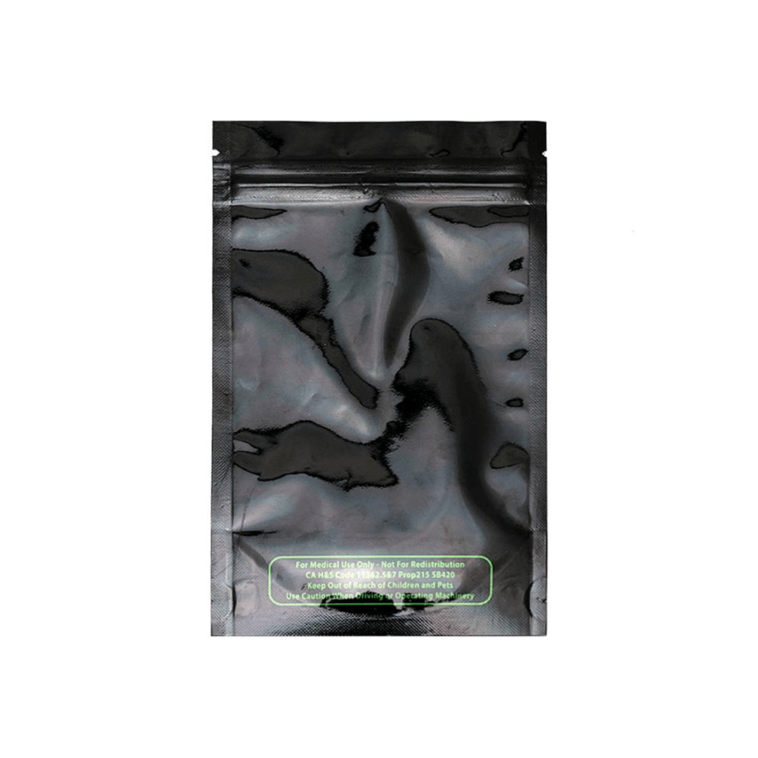 Mylar Smell Proof Bag Black 7gram (10 pack) EzTest Australia