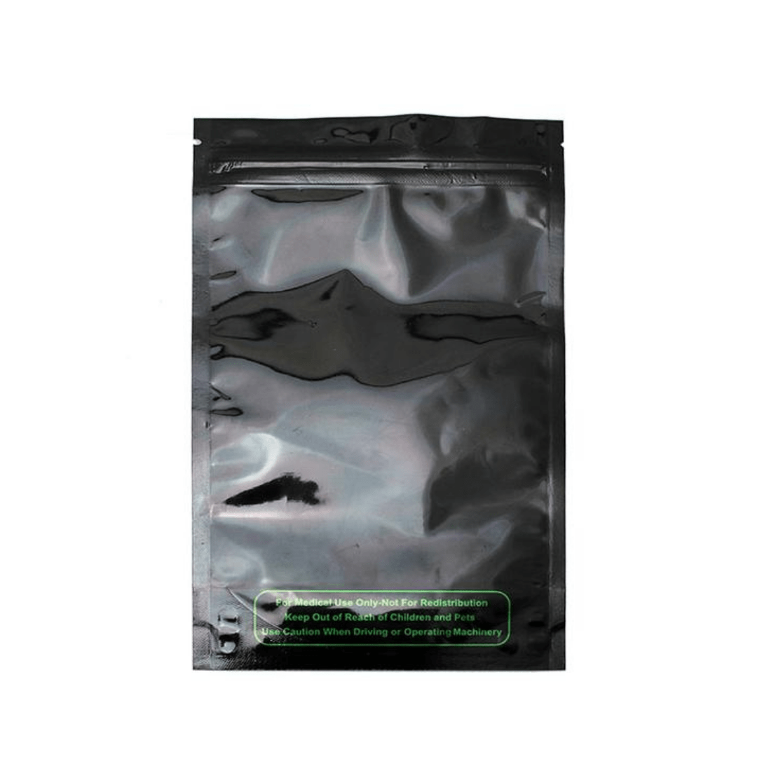 Mylar Smell Proof Bag Black 14gram (10 pack) EzTest Australia