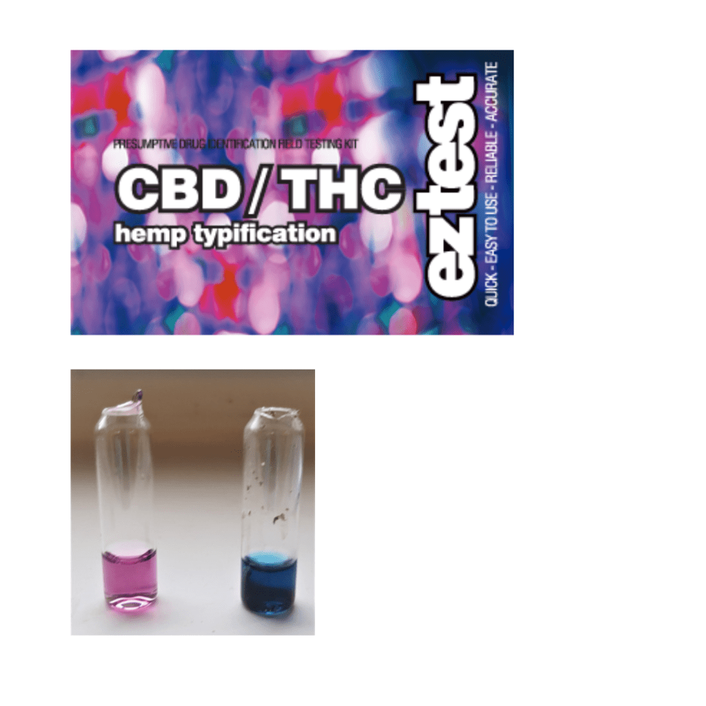 EZ Test Tube for CBD / THC Hemp Typification EzTest Australia
