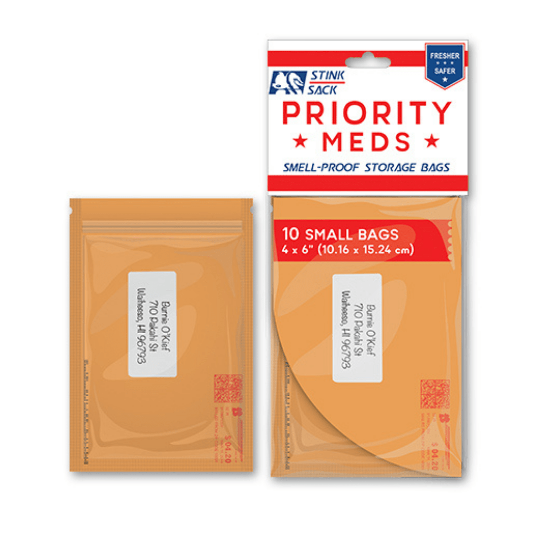 Stink Sack Priority Meds Bags 10cm x 15cm EzTest Australia
