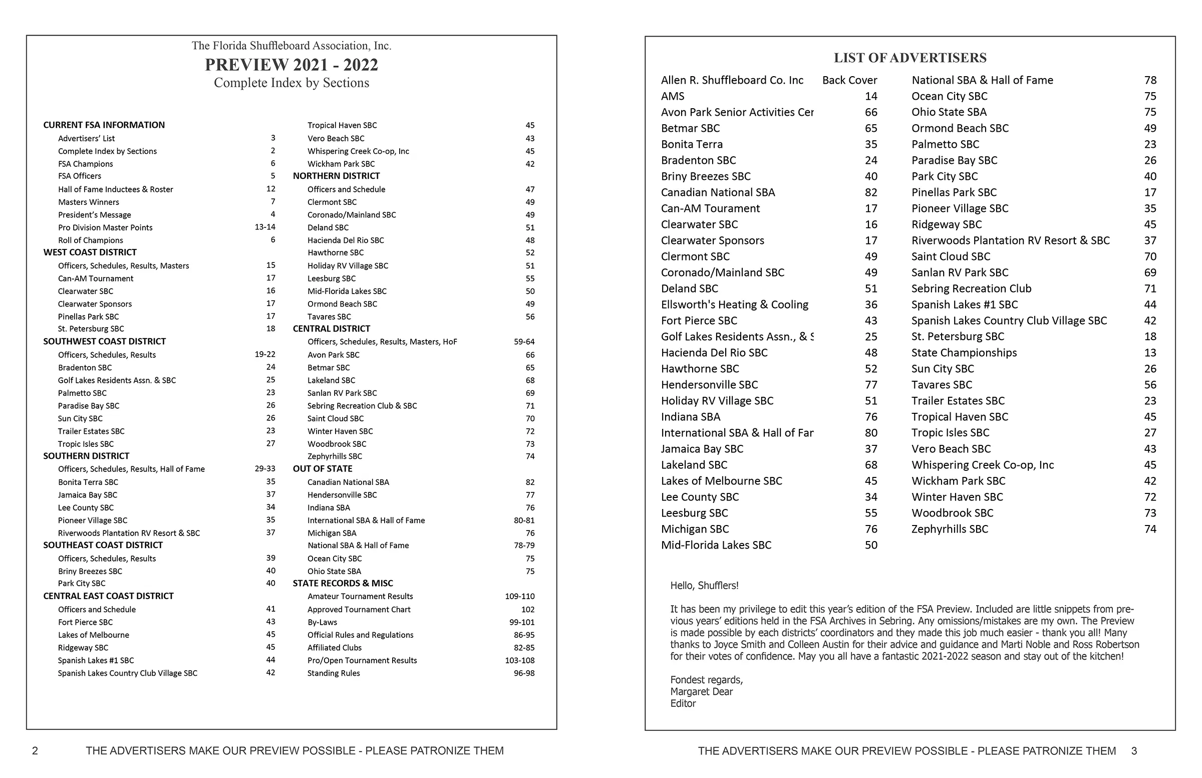 Association Printing Spotlight on Shuffleboard Association Dazzle