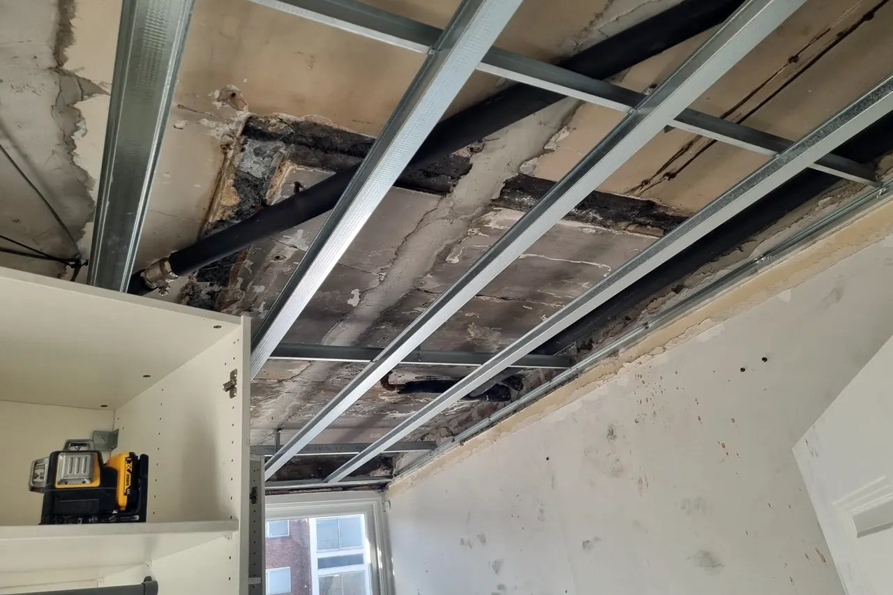 New Ceiling, Electrical Update and Decorating in Central London • EZ