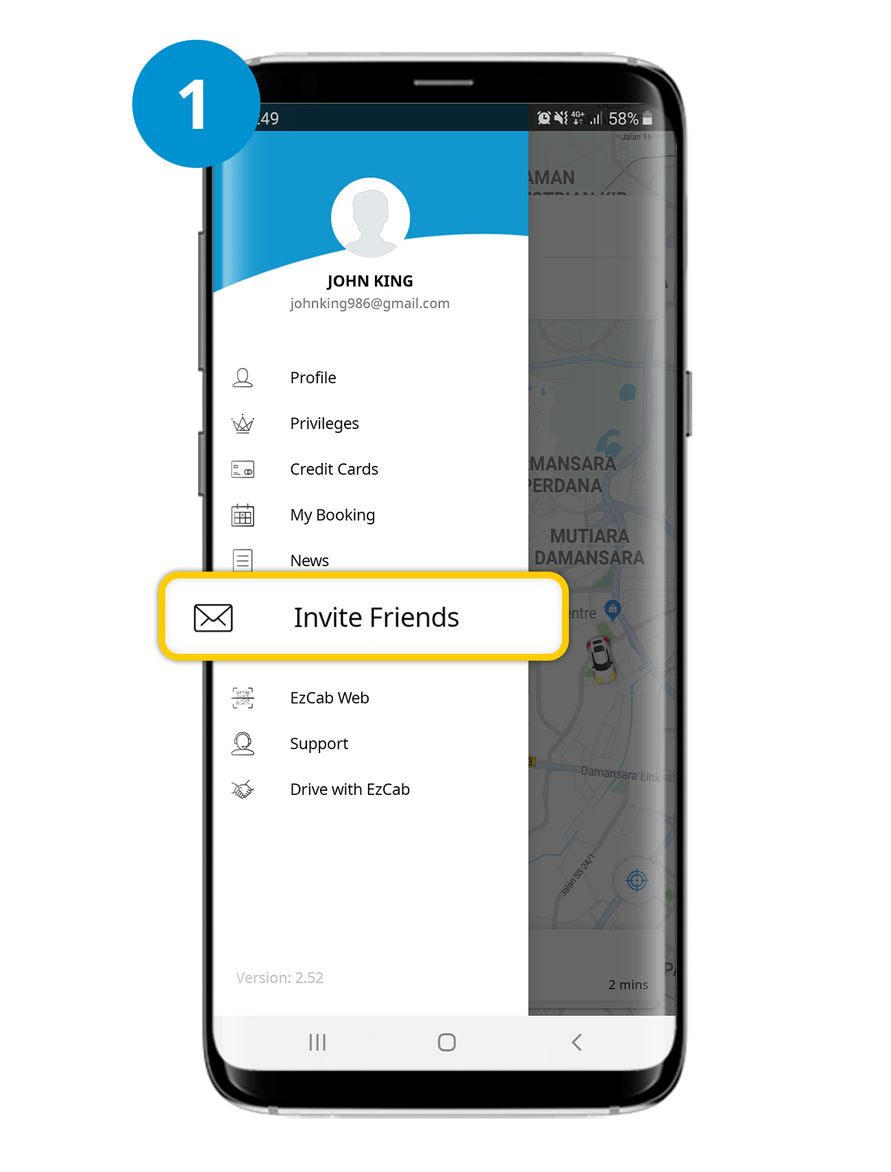 ReferAFriend, Get FREE Promo Code EzCab