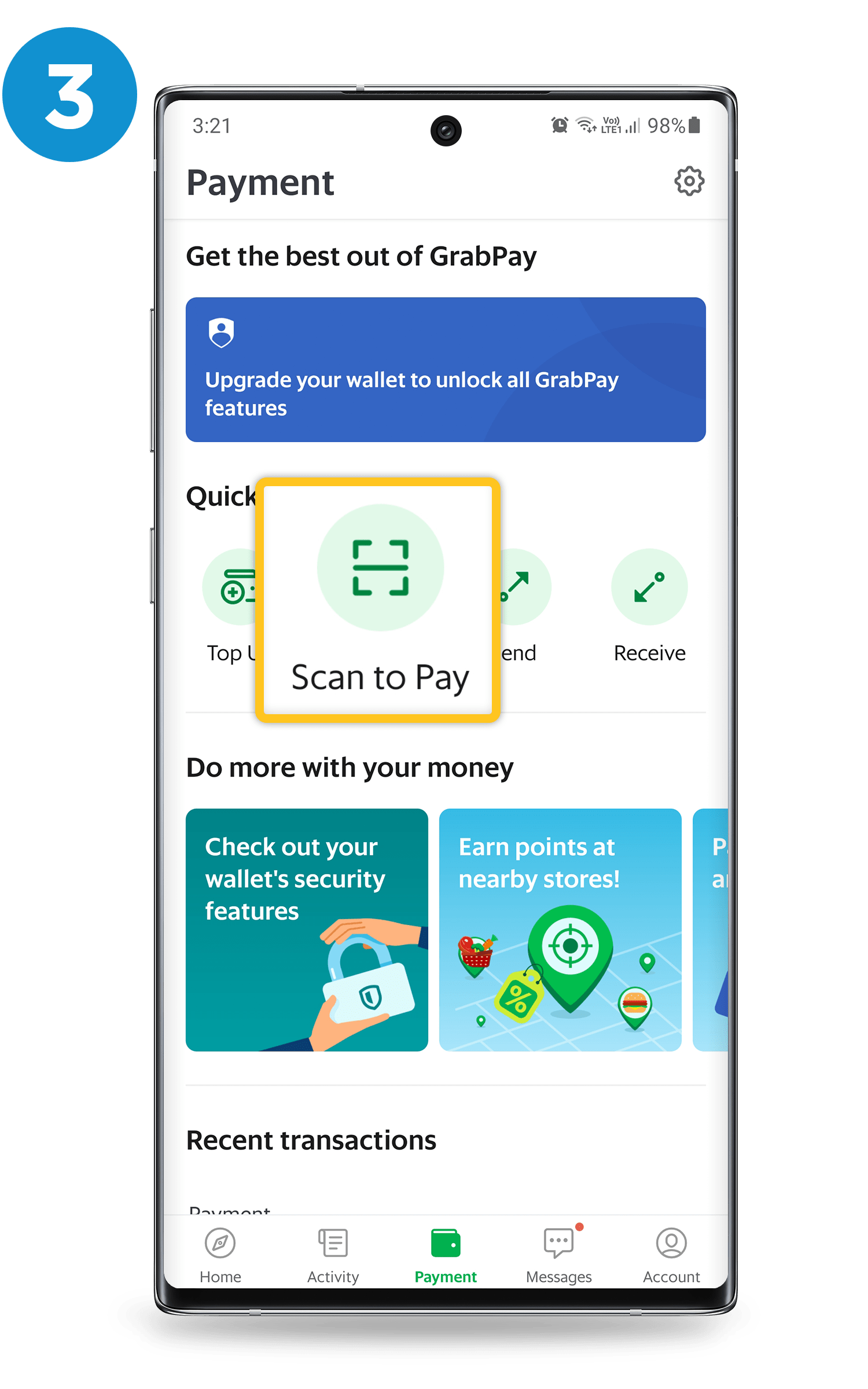 GrabPay EWallet EzCab
