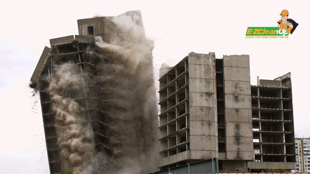 Explosion vs. Implosion Demolition Showdown 💥 EZ CleanUp