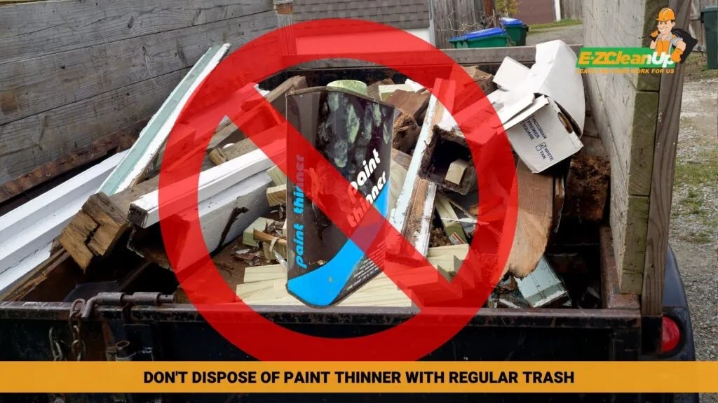How to Dispose of Paint Thinner Responsibly 🎨 EZ CleanUp