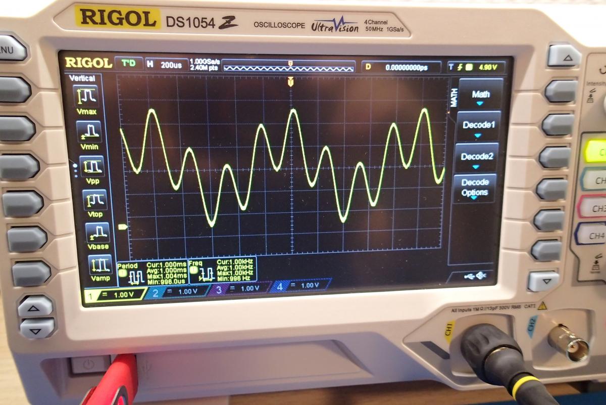 FFT analysis on Rigol scope ezContents blog