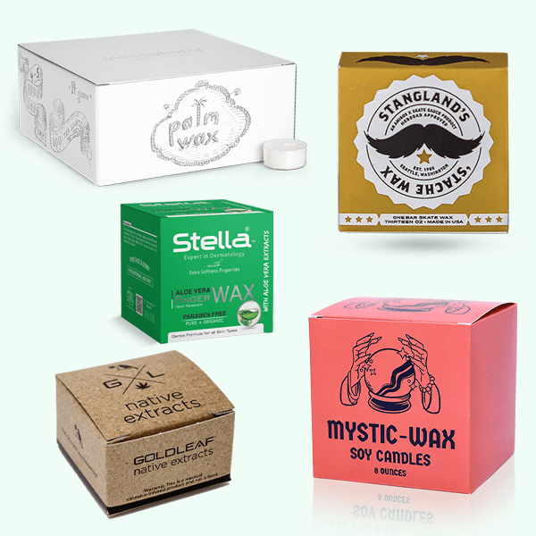 Custom Printed Wax Packaging Boxes ezcustomboxes.co.uk