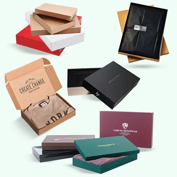 Custom Printed Apparel Boxes Wholesale Apparel Packaging