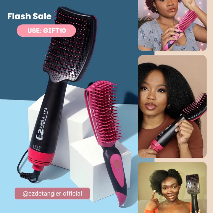 The EZ Detangler Brush A Great Choice for Detangling Natural Hair Ez Detangler Brush