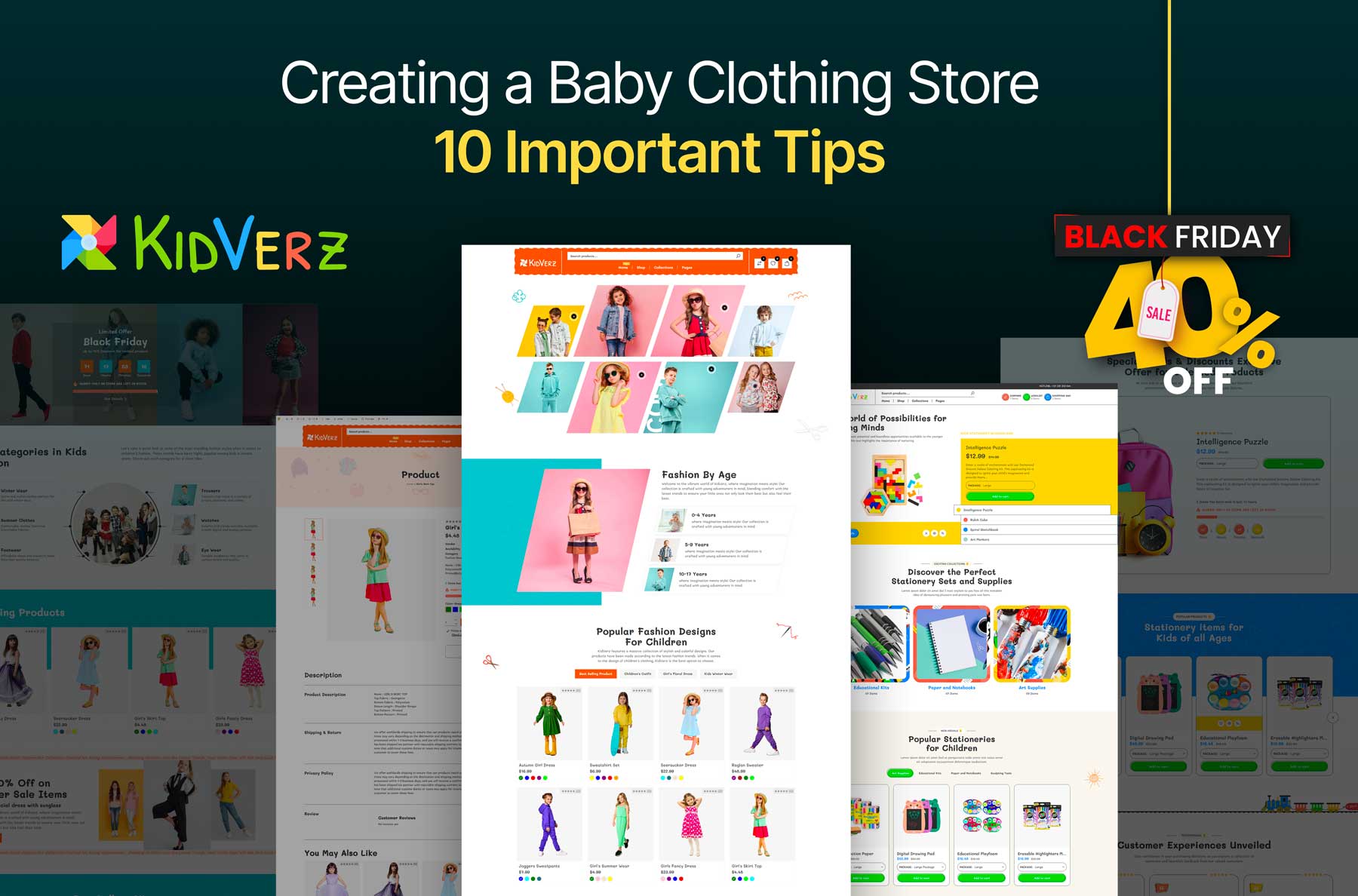 Baby Clothing Store With KidVerz Shopify Theme 10 Setup Tips Ezeearticle