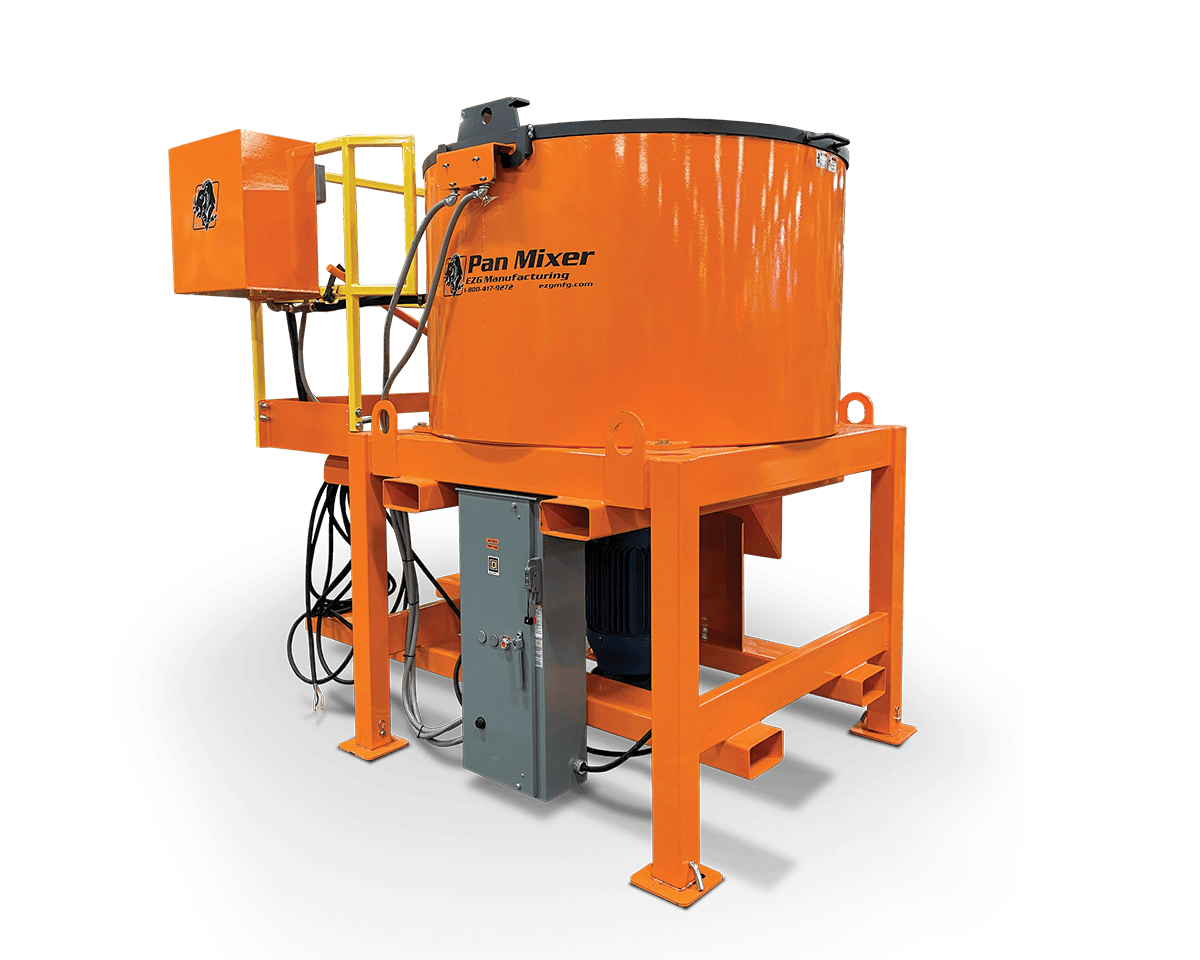Refractory Pan Mixer EZG Manufacturing