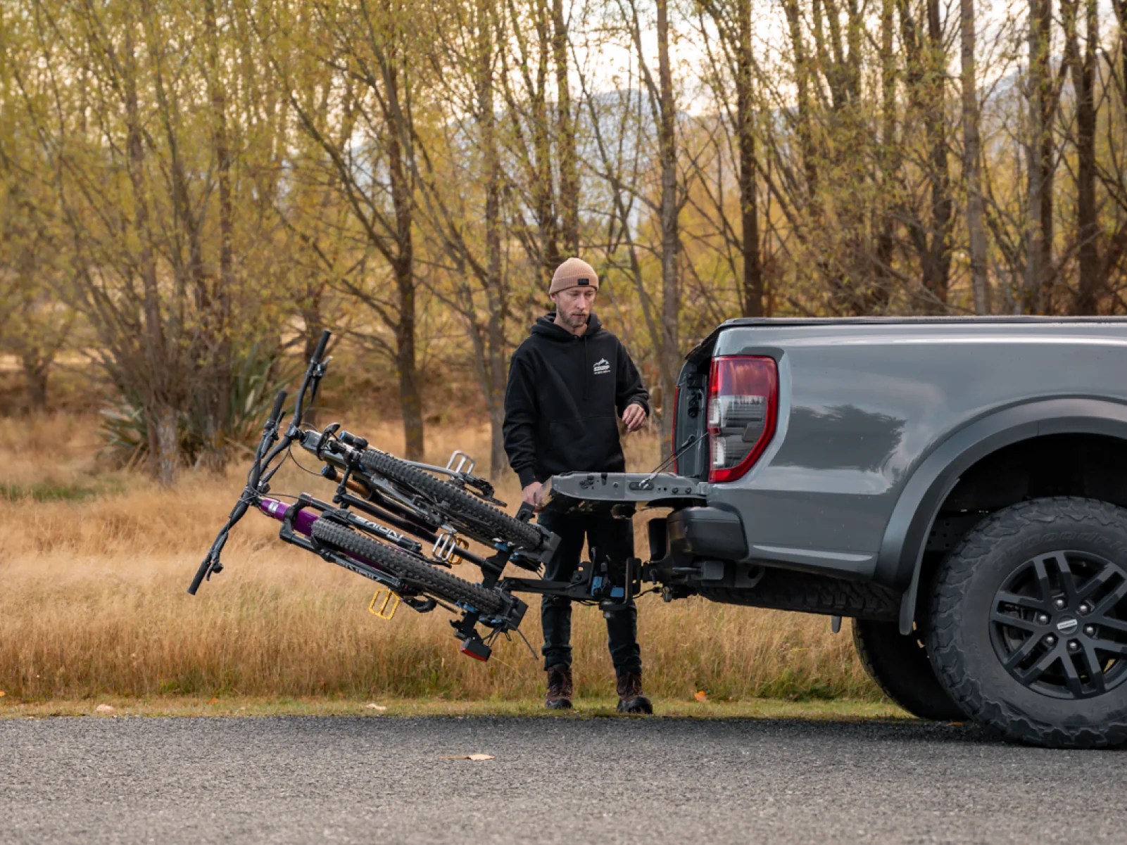 ERack 2 Pro Tow Ball Mounted E Bike Rack Ezigrip Bike Racks