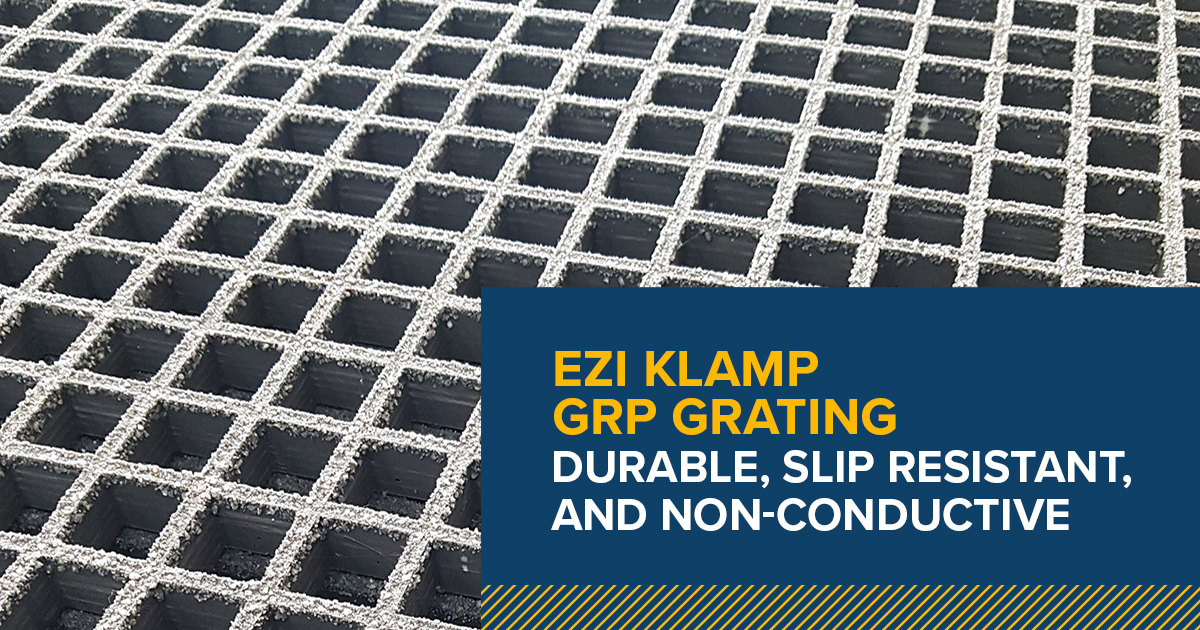 GRP Grating Application & Benefits Ezi Klamp Systems