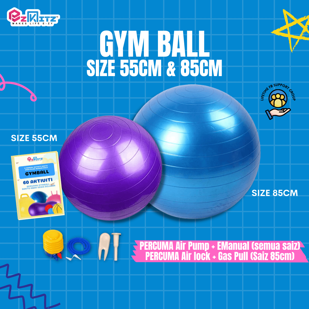 Gym Ball EzKitz by NuhaKids