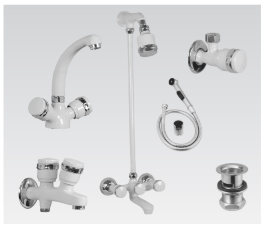 Faisal Sanitary 1307 Bath Set Complete 8 Pieces Margalla Series (Chrome