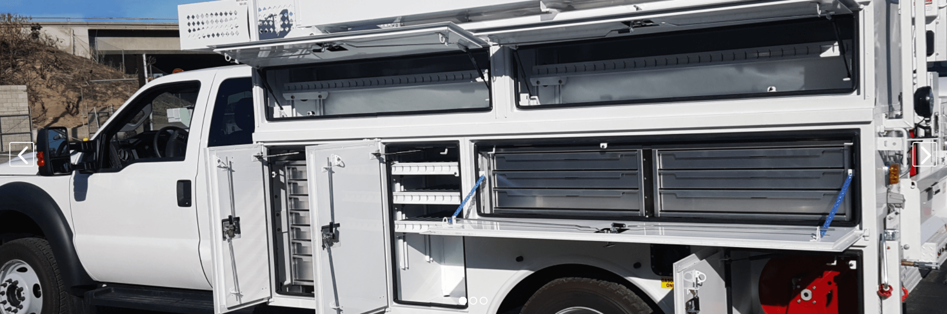 Service Body Drawers Tool & Equipment Storage For Utility Trucks