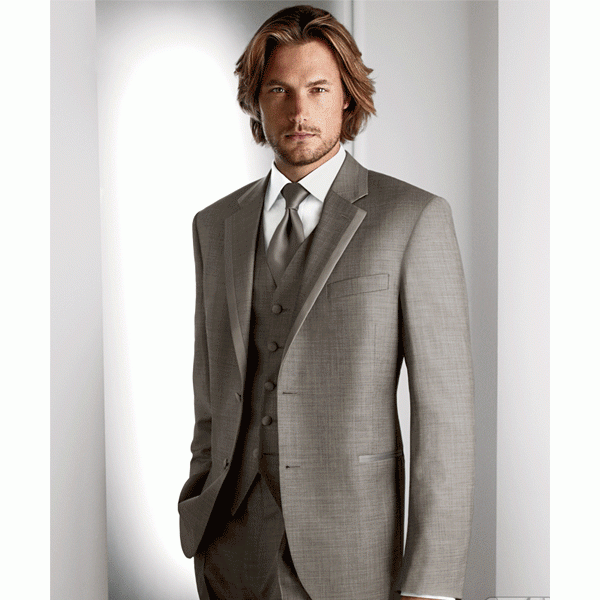 Calvin Klein Legend Grey Two Button Tuxedo [Legend GreyGREY] 379.00