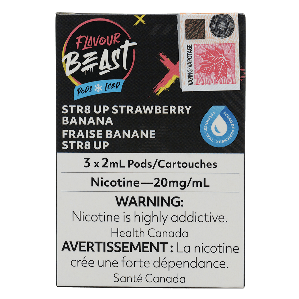 Strawberry Banana Flavour Beast Pods EZVape Canada