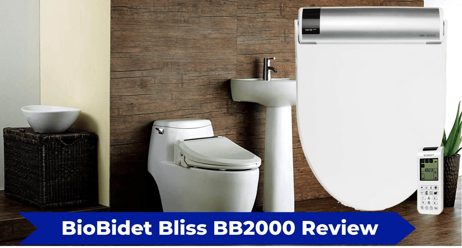 Biobidet Bliss BB2000 Elongated Toilet Seat Elongated White Bidet