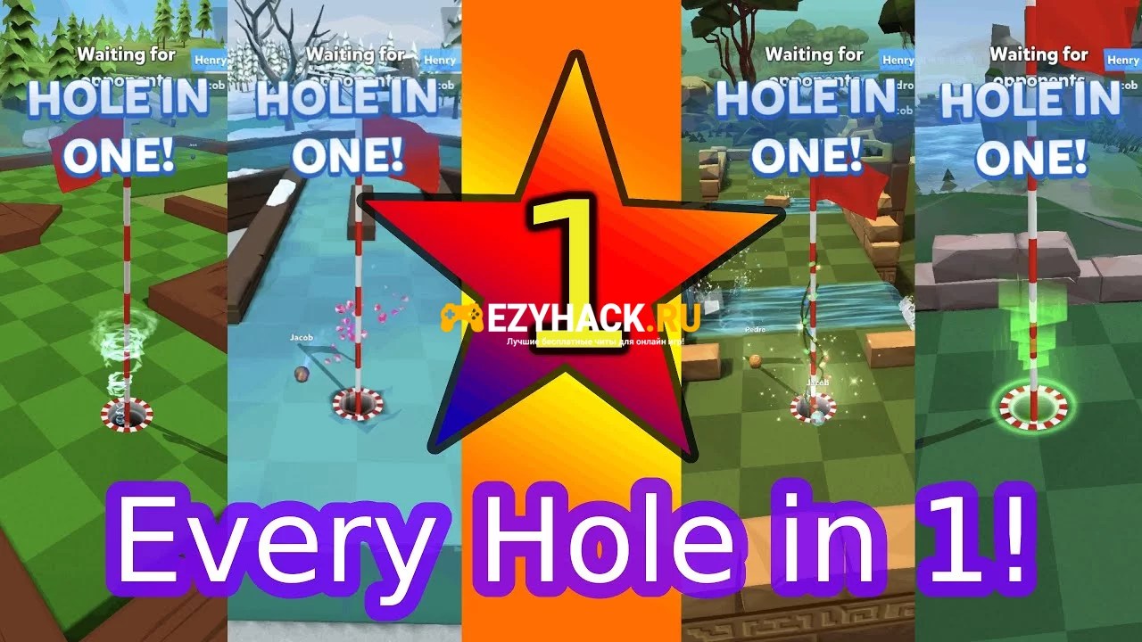 Чит на Golf Battle v2.2.1 APK Mod Menu Auto Reach Hole