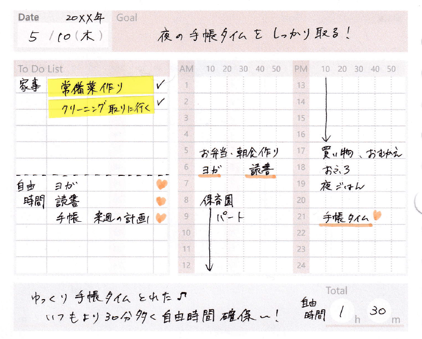 〈使用例〉スタディプランナーの書き方 エフメモ
