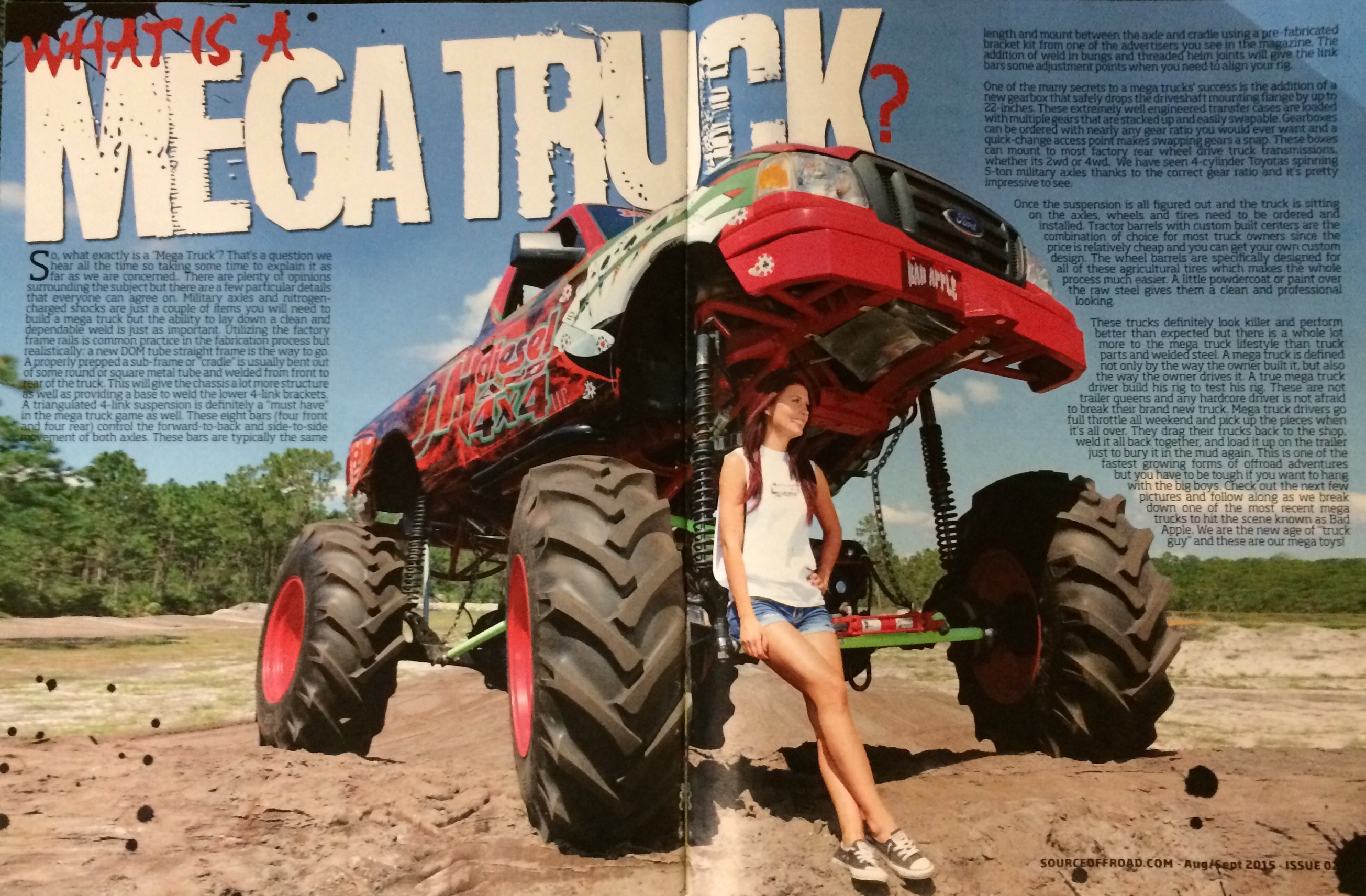 What is a MEGA TRUCK? » FOA First Over All Off Road Shocks
