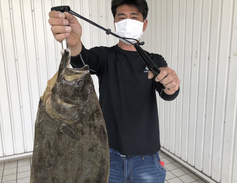 【お客様釣果情報】 サノヤスドッグでヒラメ70㎝がでました！ 釣り具のタイム