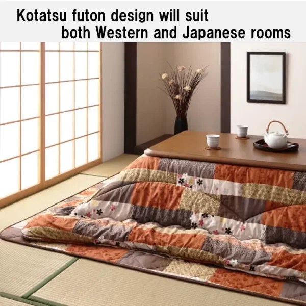 Japanese Traditional Design Kotatsu futon comforter blanket rug carpet