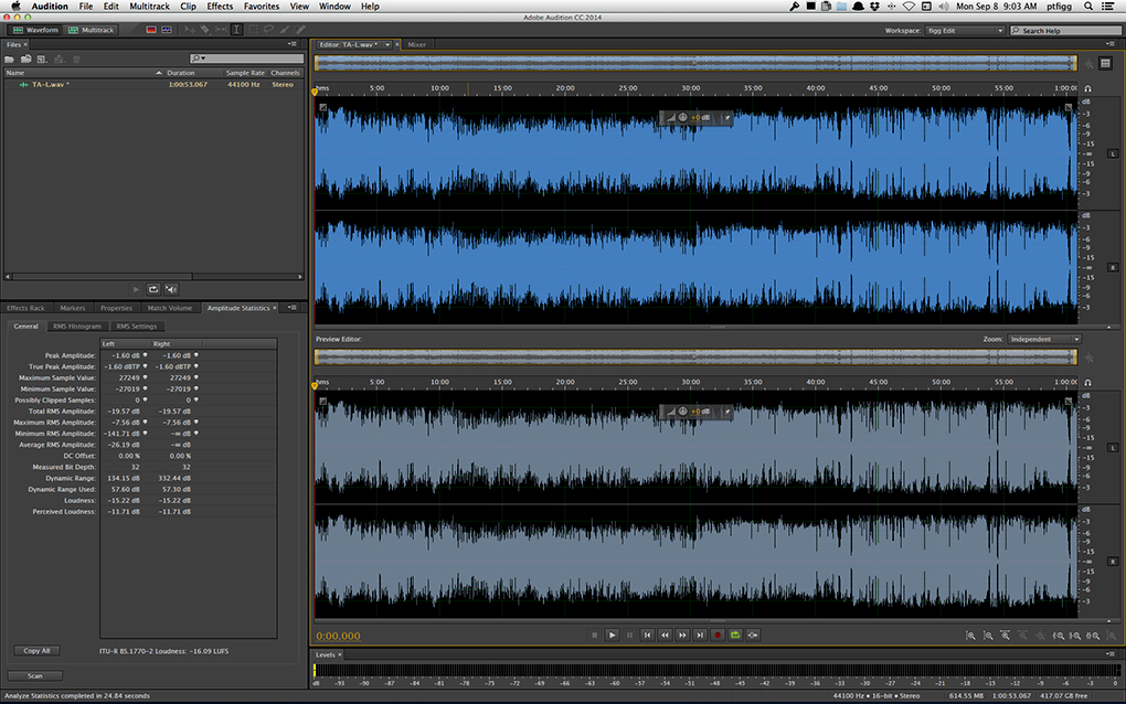 Audition CC Loudness Normalization Pt.2 … produce New Media