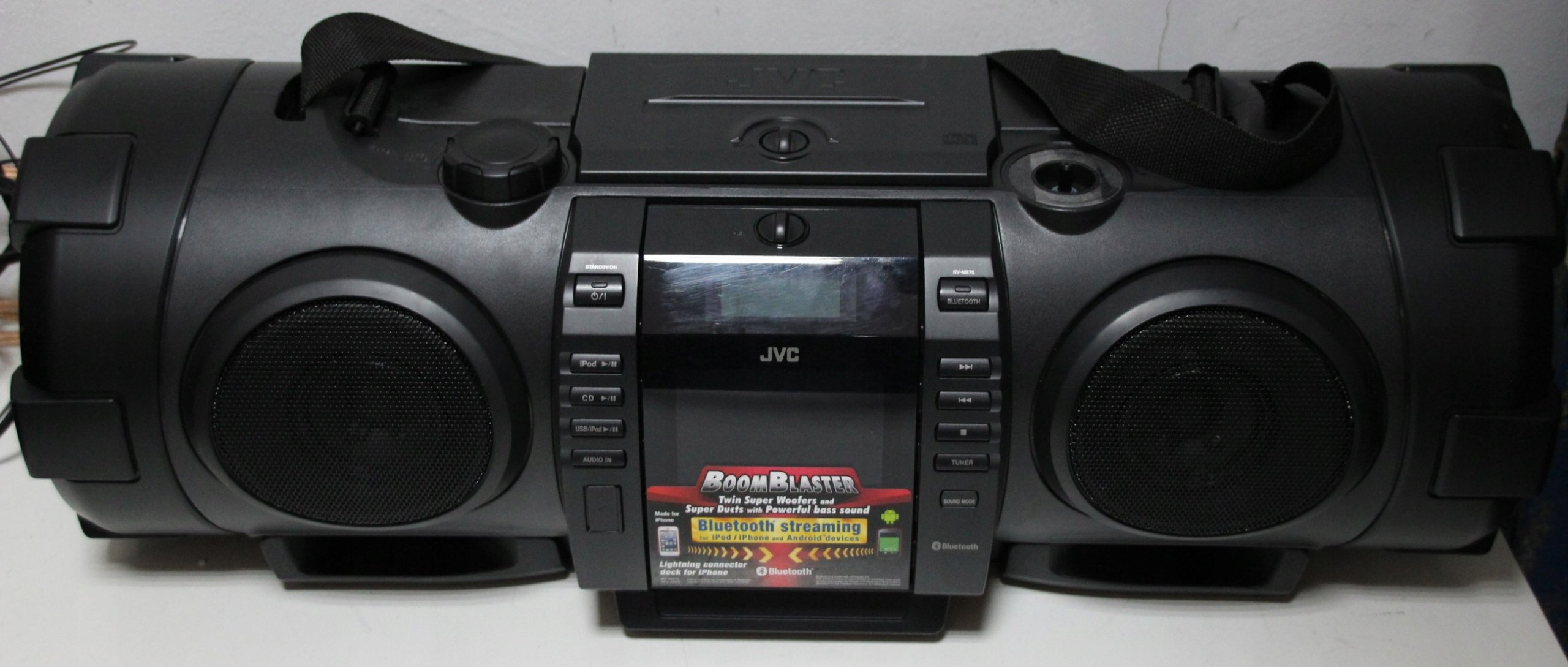 BOOMBOX JVC RVNB75 BLUETOOTH IPHONE 7274324471 oficjalne archiwum allegro
