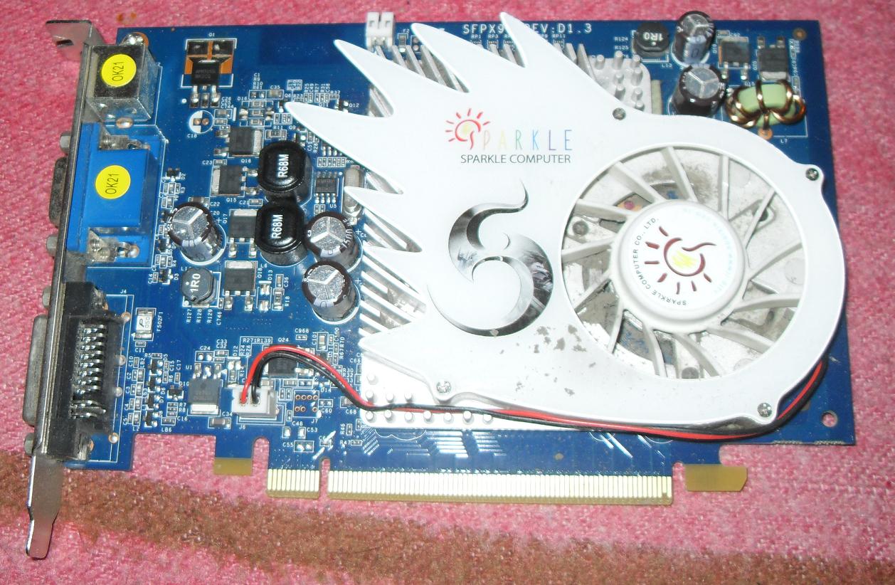 SPARKLE SFPX95 GeForce 9500GT 512MB PCIE 6998840490