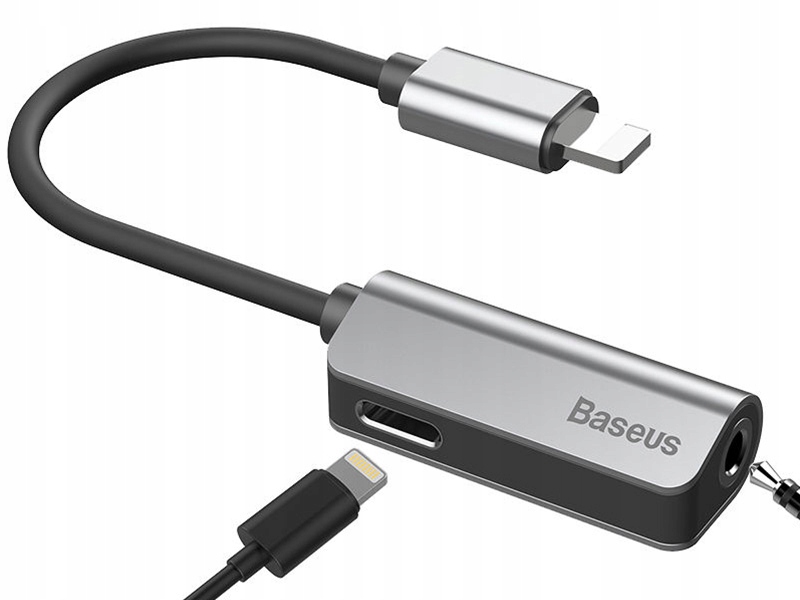 BASEUS Adapter Mini Jack Lightning iPhone 7/8 X 10