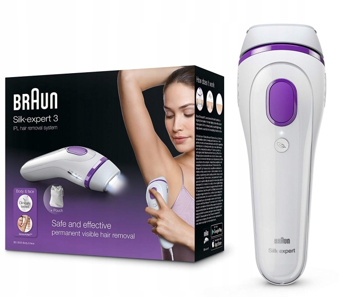 DEPILATOR LASEROWY BRAUN SILK EXPERT IPL BD3005 7460295057
