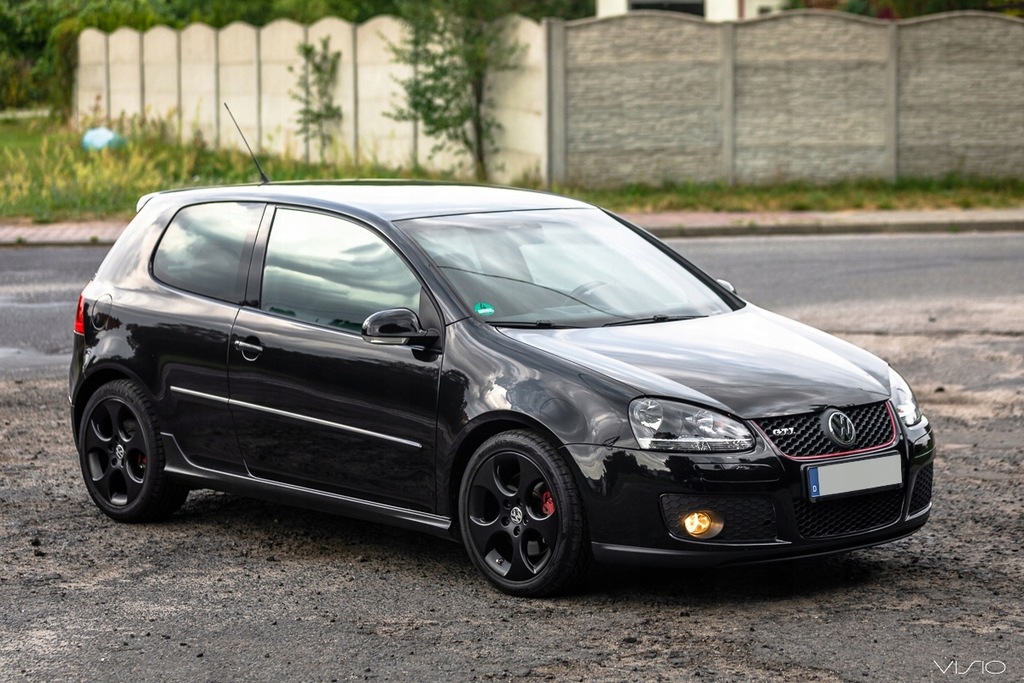 CZARNY VW GOLF V GTI 200PS ALU, SERWIS 2008