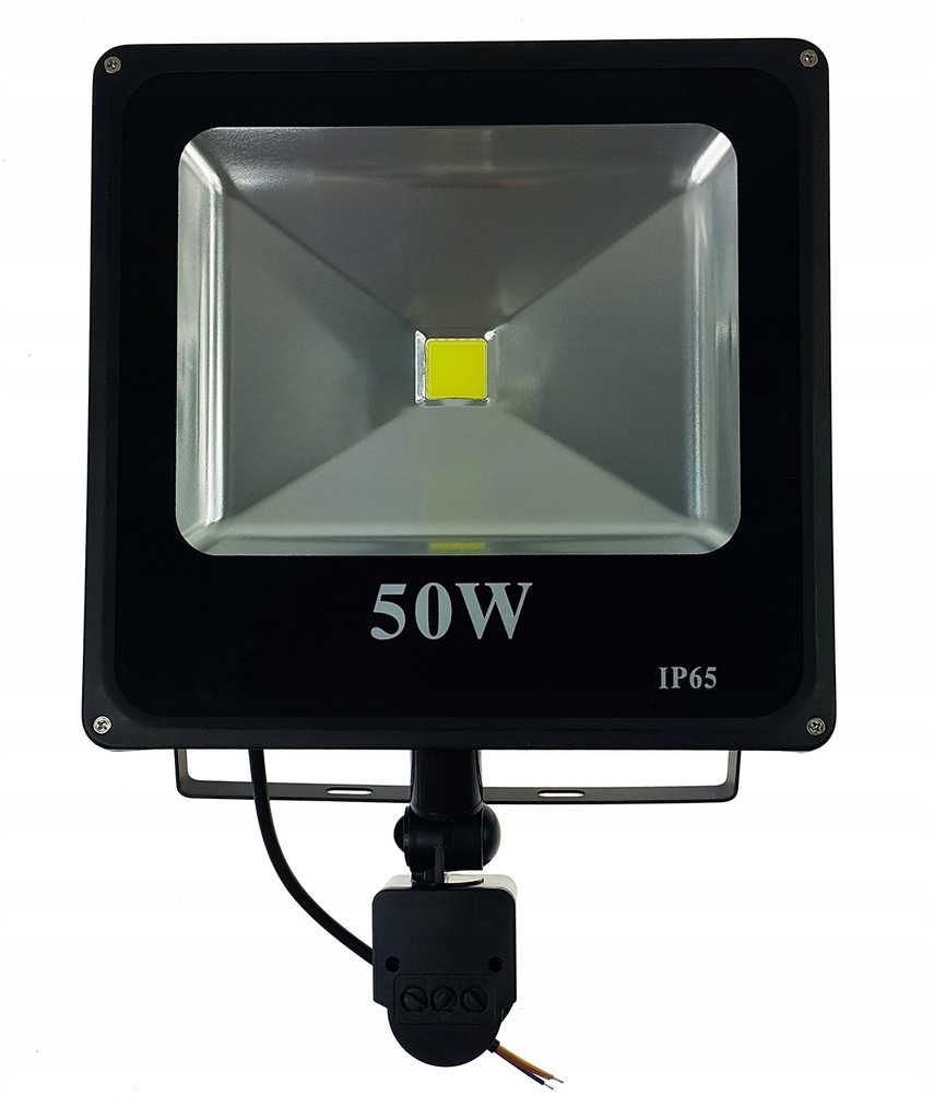 Led Lampa 50W HALOGEN LAMPA NAŚWIETLACZ LED 50w z CZUJNIK RUCHU 6782859519