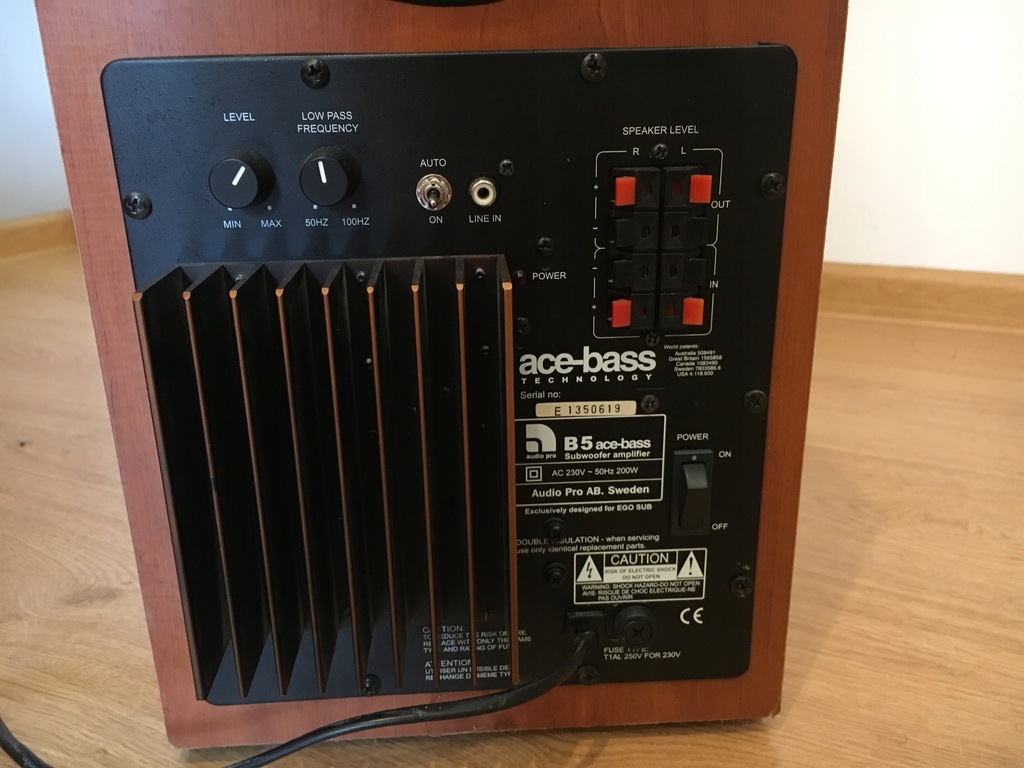 subwoofer aktywny Audio Pro EGOSUB B5 acebass 200 7499845363
