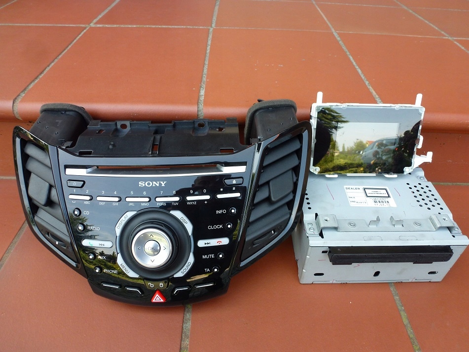 Radio Sony Ford Fiesta mk7 lift Ahu DAB KOMPLET 7544609339