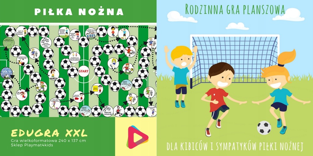 Ogromna RODZINNA gra planszowa PIŁKA NOŻNA XXL