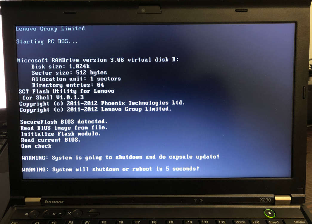 Software BIOS/coreboot flashing on xx30 ThinkPads