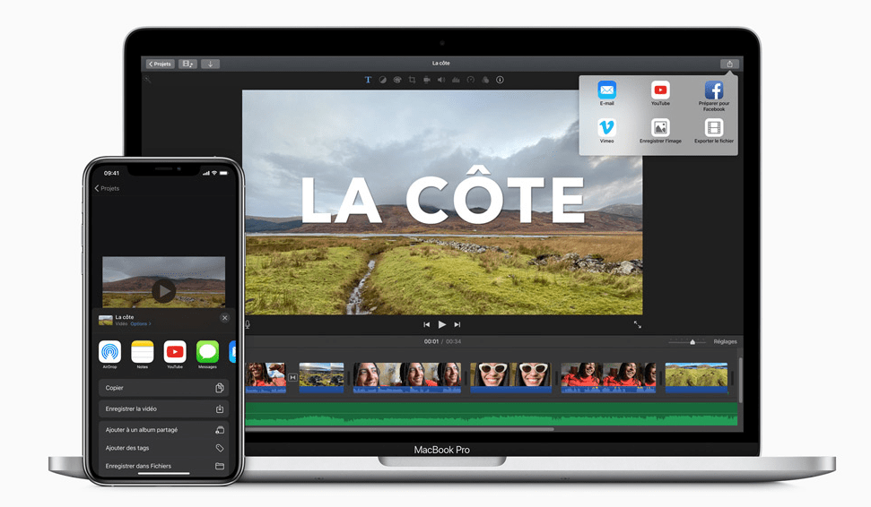 iMovie le logiciel de montage vidéo gratuit d'Apple