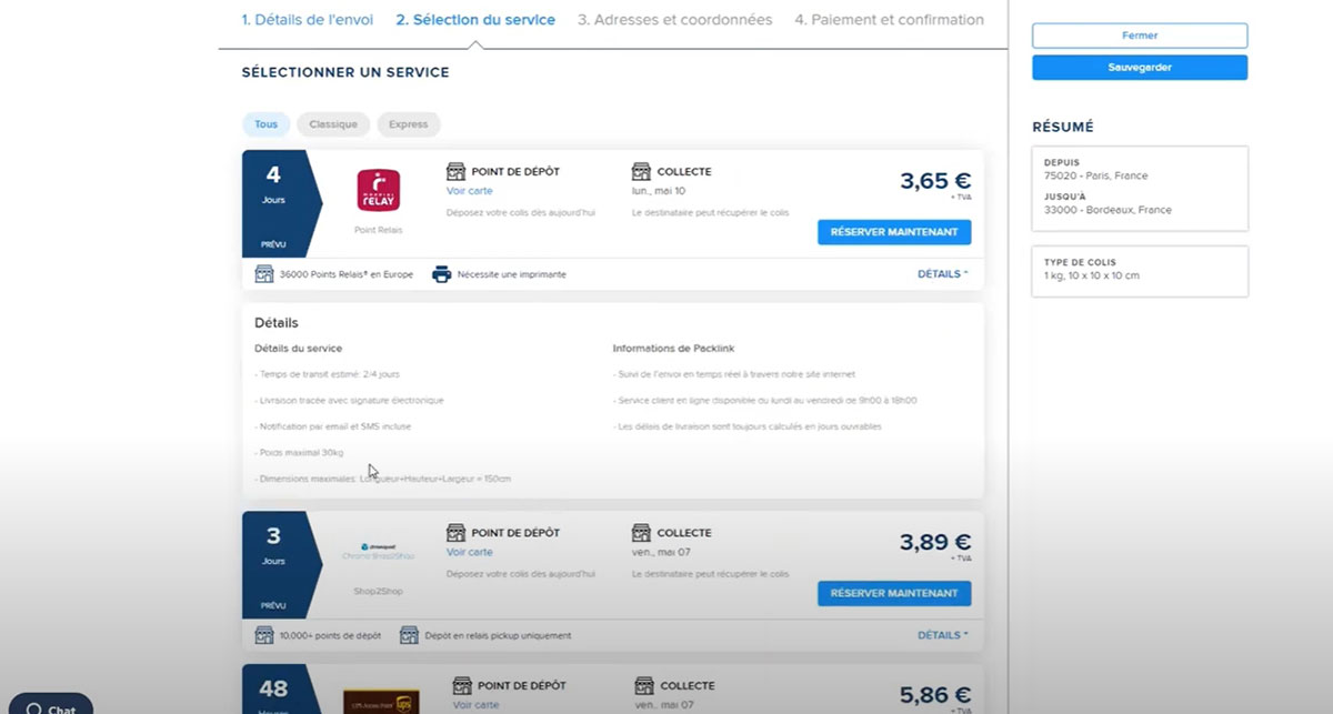 Packlink Pro une solution d'envoi de colis qui s'intègre avec les
