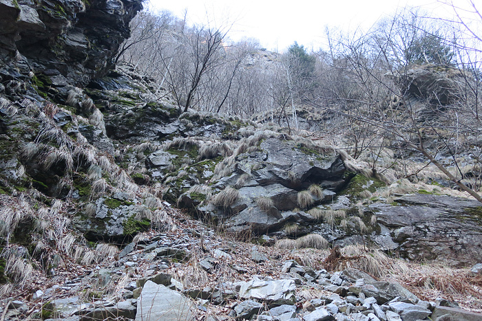 ambiente. si passa a destra alla base delle rocce Fotos