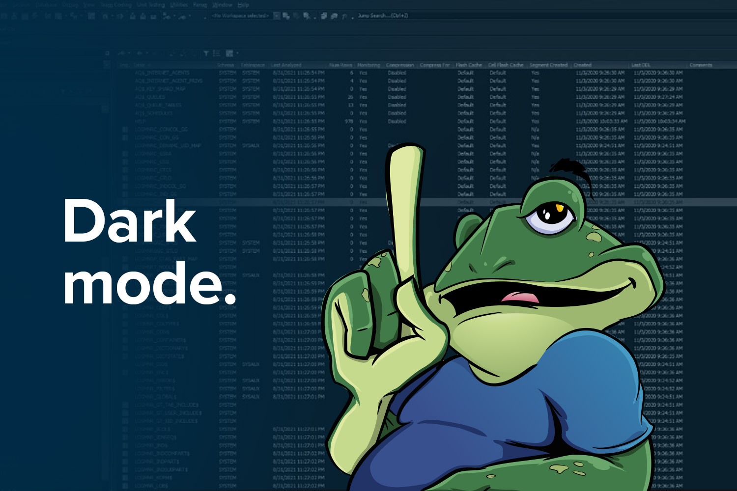 Laouc Otn Tour 2023 Dark Mode Has Arrived For Toad For Oracle 15.1