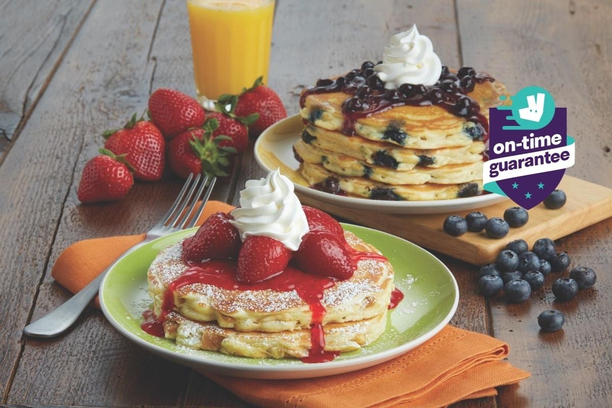 IHOP delivery from J.B.R. Order with Deliveroo