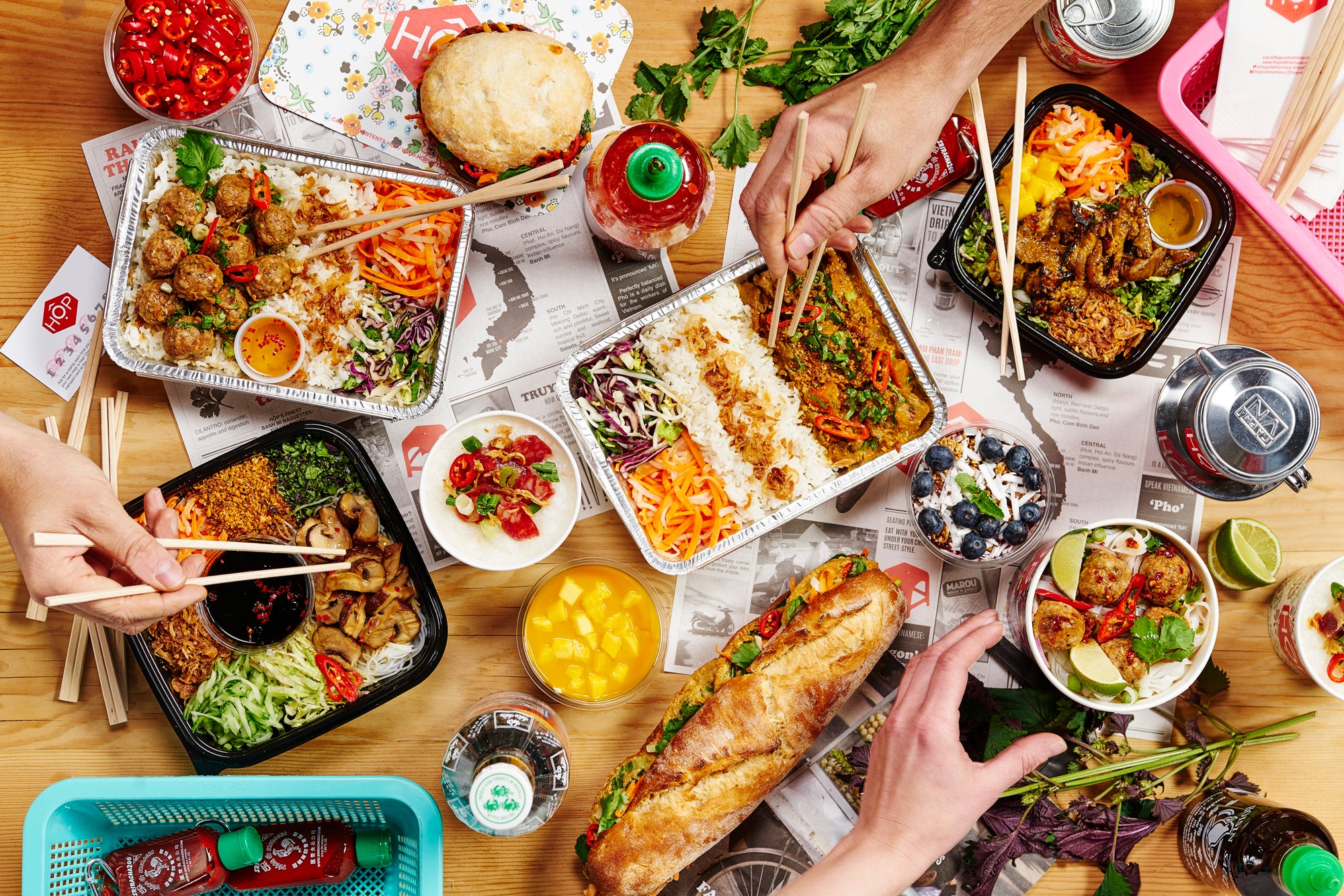 HOP Vietnamese delivery from The City Order with Deliveroo