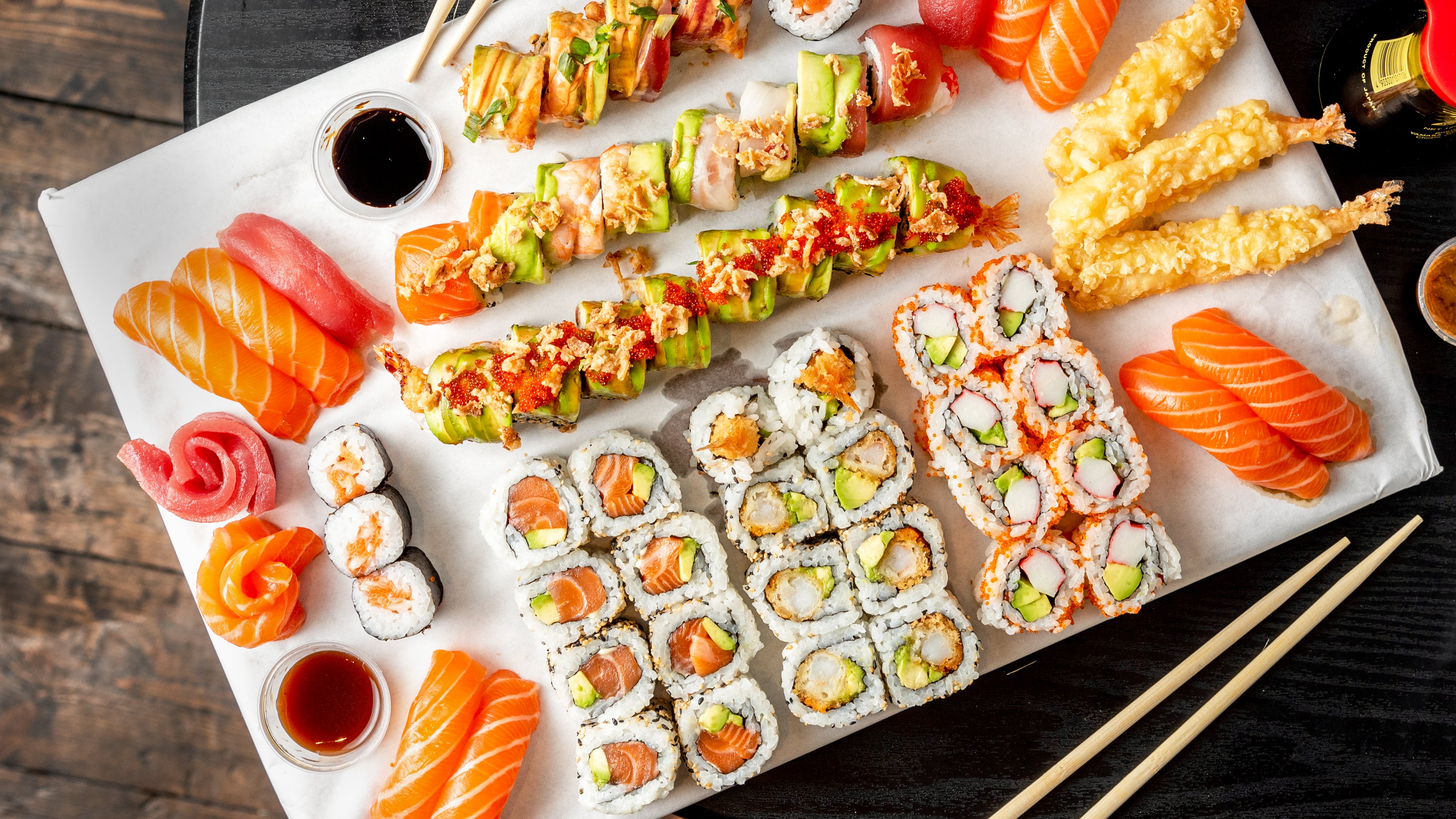 Gourmet Sushi delivery from Brick Lane Order with Deliveroo