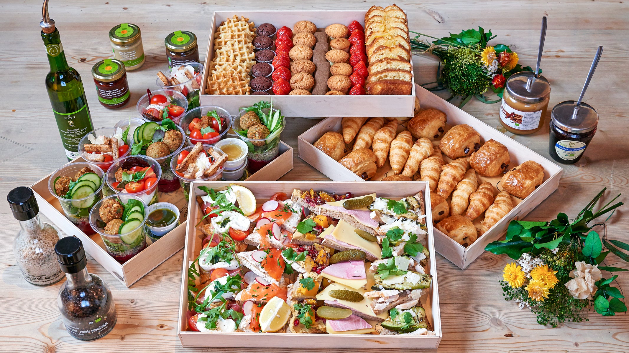 Le Pain Quotidien Bruxelles Catering van Canal Nord